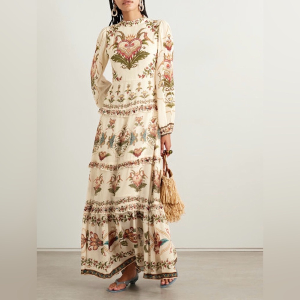 FARM Rio Majestic Hearts Maxi Dress
